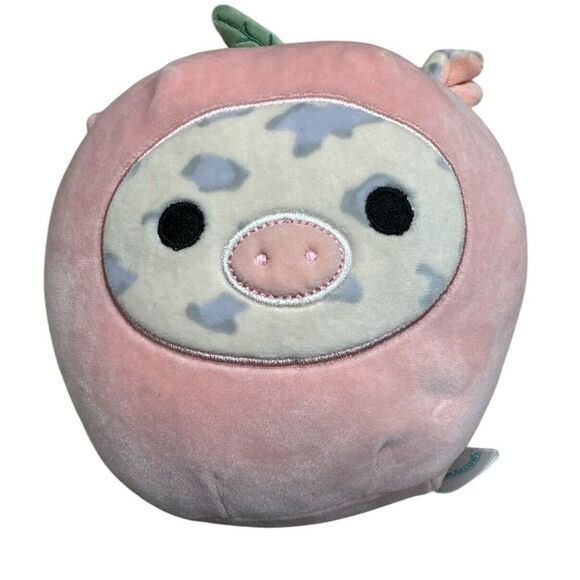 New Squishmallow Rosie‎ the Pig in Peach Costume Plush 7.5" Kelly Toy Pink - Picture 1 of 7
